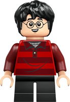 Harry Potter - Red Striped Sweater, Black Short Legs