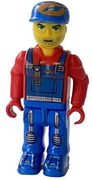 Crewman with Blue Overalls, Red Shirt 