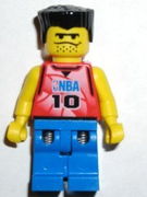 NBA Player, Number 10 with Blue Legs 