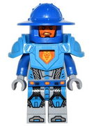 Nexo Knight Soldier - Dark Azure Armor, Blue Helmet with Broad Brim 