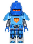 Nexo Knight Soldier - Dark Azure Armor, Blue Helmet with Eye Slit, Blue Hands 