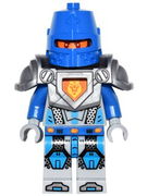 Nexo Knight Soldier - Flat Silver Armor, Blue Helmet with Eye Slit 