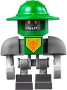 Aaron Bot - Dark Bluish Gray Shoulders and Green Helmet 