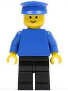 Plain Blue Torso with Blue Arms, Black Legs, Blue Hat 