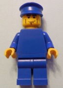 Plain Blue Torso with Blue Arms, Blue Legs, Blue Hat 