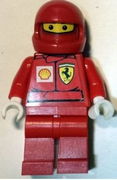 F1 Ferrari Pit Crew Member - with Shell Torso Stickers 