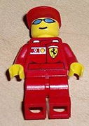 F1 Ferrari Truck Driver - with Torso Stickers 