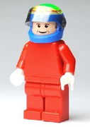 F1 Ferrari - F. Massa with Helmet Blue Printed - without Torso Stickers 