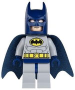 Batman - Light Bluish Gray Suit with Yellow Belt and Crest, Dark Blue Mask and Cape (Type 1 Cowl) 