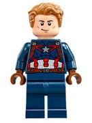 Captain America - Detailed Suit - Dark Brown Eyebrows 