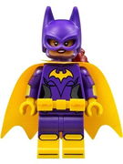 Batgirl, Yellow Cape, Dual Sided Head with Smile/Annoyed Pattern 