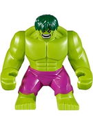 Hulk with Dark Green Hair and Magenta Pants 