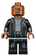 Nick Fury - Gray Sweater and Black Trench Coat 