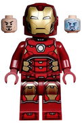 Iron Man with Silver Hexagon on Chest 