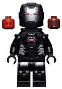 War Machine - Black and Silver Armor with Neck Bracket 