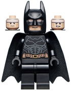 Batman - Black Suit with Copper Belt, Spongy Cape 