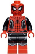 Spider-Man - Black and Red Suit, Small Black Spider, Silver Trim (Upgraded Suit) 