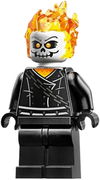 Ghost Rider, Johnathon Johnny Blaze - White Head, Belt with Spikes (76245)