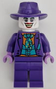 The Joker - Dark Turquoise Bow Tie, Plain Legs