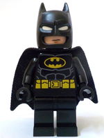 Batman - Black Suit, Yellow Belt, Cowl with White Eyes, Neutral / Angry with Bared Teeth