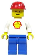 Shell - Classic - Blue Legs, Red Construction Helmet 