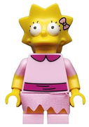 乐高人仔 Lisa Simpson with Bright Pink Dress