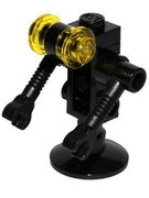 Futuron Droid, Black with Trans-Yellow Eyes 