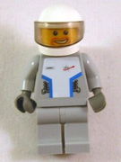 Star Justice Astronaut 3 - with Torso Sticker (beard around mouth, silver badge) 