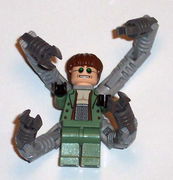 Dr. Octopus (Otto Octavius) / Doc Ock, Sand Green Jacket, Sand Green Legs, Thin Toothy Smile - With Arms 