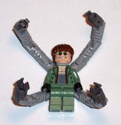 Dr. Octopus (Otto Octavius) / Doc Ock, Sand Green Jacket, Sand Green Legs, Clenched Teeth Smile - With Arms 