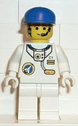 Space Port - Astronaut C1, White Legs, Blue Cap 