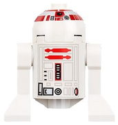 Astromech Droid, R5-D4, Long Red Stripes on Dome 