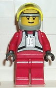 Rebel Pilot B-wing (Yellow Head, Light Gray Helmet, Trans-Yellow Visor) 