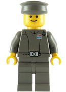 Imperial Officer (Captain / Commandant / Commander) - Police Cap, Yellow Head with Standard Grin 