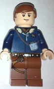 Han Solo - Light Nougat, Reddish Brown Legs with Holster (2010) 