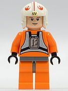 Luke Skywalker - Light Nougat, X-Wing Pilot Suit, Detailed Torso and Helmet (2010) 