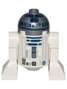 Astromech Droid, R2-D2, Flat Silver Head, Lavender Dots and Small Receptor 