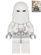 Snowtrooper, Light Bluish Gray Hips, Light Bluish Gray Hands - Backpack Directly Attached to Neck Bracket 