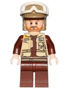Rebel Trooper, Goggles, Dark Tan Helmet, Brown Beard (Corporal Rostok) 