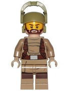 Resistance Trooper - Dark Tan Hoodie Jacket, Harness, Beard, Helmet with Chin Guard 