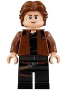Han Solo, Black Legs with Holster Pattern, Brown Jacket with Black Shoulders 