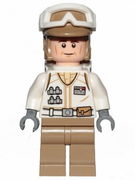 Hoth Rebel Trooper White Uniform, Dark Tan Legs, Backpack (Cheek Lines) 