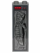 Human in Carbonite (Brick 1 x 2 x 5 with Sticker) 