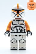Clone Trooper Commander (Bright Light Orange Markings) 