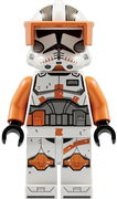 Clone Trooper Commander Cody, 212th Attack Battalion (Phase 2) - Printed Legs, Orange Visor