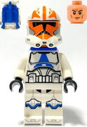 Clone Trooper, 501st Legion, 332nd Company (Phase 2) - Helmet with Holes and Togruta Markings, Blue Jetpack