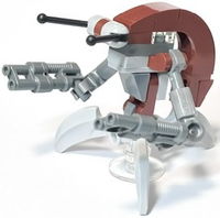 Droideka (Destroyer Droid) - Light Bluish Gray Claws
