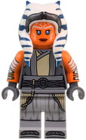 Ahsoka Tano (Adult) - Printed Arms, Light Bluish Gray Legs