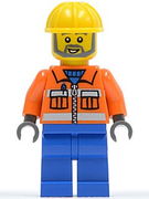 Lego Brand Store Male, Construction Worker (no back printing) {Stratford} 