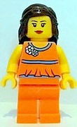 Lego Brand Store Female, Orange Halter Top - Vancouver 